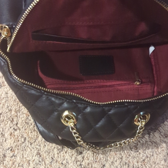 Chic Black Quilted Women's Backpack New Without Tags(New Without Tags) - Picture 4 of 10